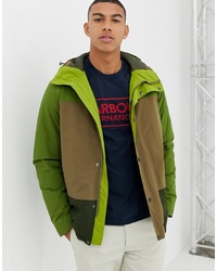 Barbour Beacon Scout Hooded Waterproof Jacket In Green