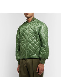 Monitaly Skyliner Quilted Nylon Ripstop Bomber Jacket