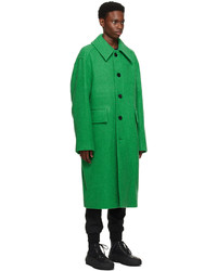 Wooyoungmi Green Spread Collar Coat