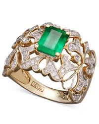 EFFY Collection Brasilica By Effy Emerald Statet Ring In 14k Gold