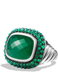 David Yurman Osetra Ring With Green Onyx