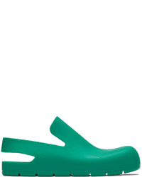 Green Rubber Loafers