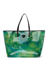 Green Rubber Tote Bag