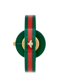 Gucci Red And Green Vintage Web Watch