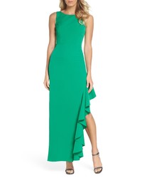 Vince Camuto Ruffle Gown