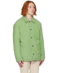Gabriela Hearst Green Argus Jacket