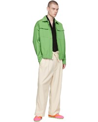 Nanushka Green Beno Jacket
