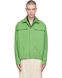 Nanushka Green Beno Jacket