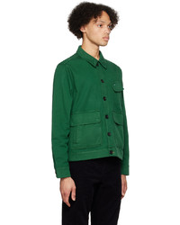 Ps By Paul Smith Green Button Jacket