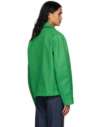 Jacquemus Green Le Splash Le Blouson Giardino Jacket