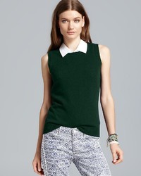 Bloomingdale's C By Cashmere Sleeveless Shell