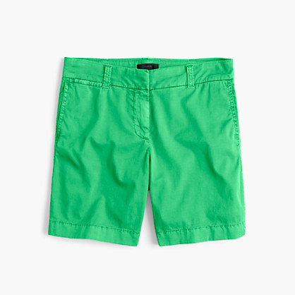 j crew green shorts