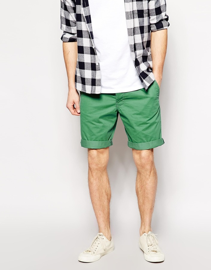 lee slim chino shorts