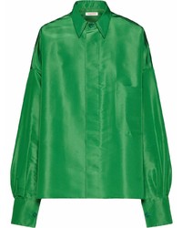 Valentino Long Sleeve Silk Shirt