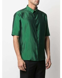 Saint Laurent Iridescent Silk Shirt