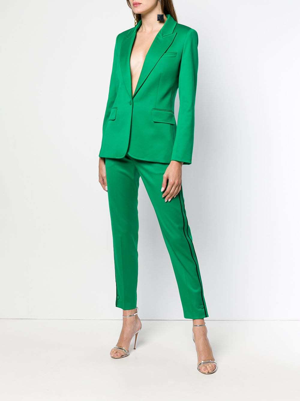 Styland Side Stripe Tuxedo Trousers, $421 | farfetch.com | Lookastic