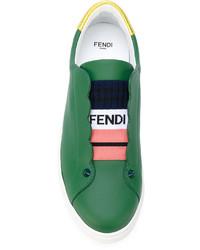 Fendi Elastic Slip On Sneakers
