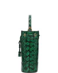 Gucci Green Snake Ophidia Bucket Bag