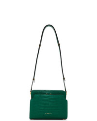 Green Snake Leather Crossbody Bag