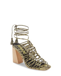 Imagine by Vince Camuto Imagine Vince Camuto Ankle Wrap Cage Sandal