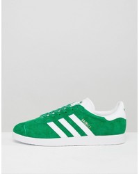 adidas Originals Gazelle Sneakers In Green Bb5477