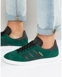 adidas Originals Gazelle Sneakers In Green Bb5487