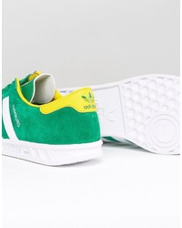 adidas Originals Hamburg Sneakers In Green Bb5299