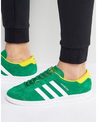 adidas Originals Hamburg Sneakers In Green Bb5299
