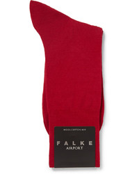 Falke Airport Wool And Cotton Blend Socks