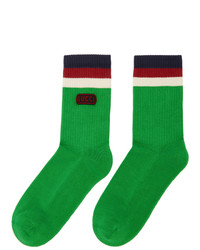 Gucci Green Logo Socks