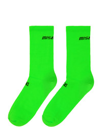 Misbhv Green Logo Socks