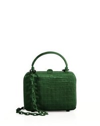 Nancy Gonzalez Crocodile Box Top Handle Bag