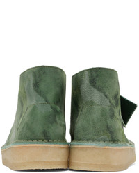 Clarks Originals Green Coal Desert Boots
