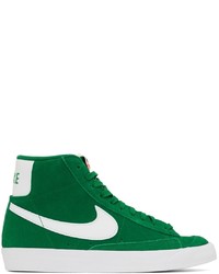 Nike Green Suede Blazer Mid 77 Sneakers