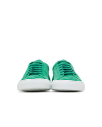 Common Projects Green Suede Original Achilles Low Sneakers