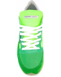 Philippe Model Logo Patch Sneakers