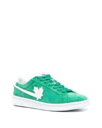 DSQUARED2 Suede Low Top Sneakers