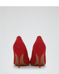 Reiss Arya Suede Court Shoes