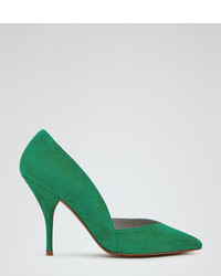 Reiss Arya Suede Court Shoes