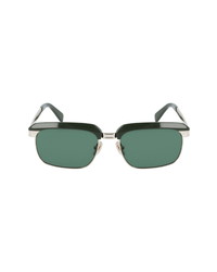 Salvatore Ferragamo 55mm Rectangular Sunglasses