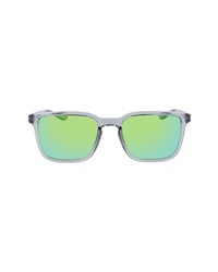 Nike 55mm Square Sunglasses In Wolf Greybrowngreen At Nordstrom