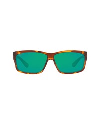 Costa Del Mar 60mm Rectangle Sunglasses