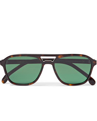 Paul Smith Alder Aviator Style Tortoiseshell Acetate Sunglasses