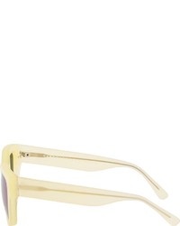 Acne Studios Apple Green Handmade Iridescent Sunglasses