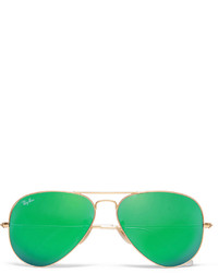 Ray-Ban Aviator Metal Mirrored Polarised Sunglasses