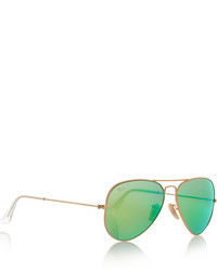 Ray-Ban Aviator Metal Polarized Mirrored Sunglasses