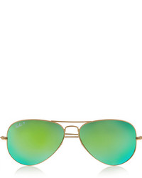Ray-Ban Aviator Metal Polarized Mirrored Sunglasses