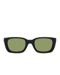 RetroSuperFuture Black Lira Rectangle Sunglasses