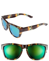 Smith Clark 54mm Sunglasses Green Tortoise Green Sol