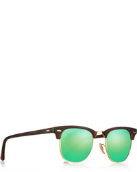 Ray-Ban Clubmaster Acetate Mirrored Sunglasses